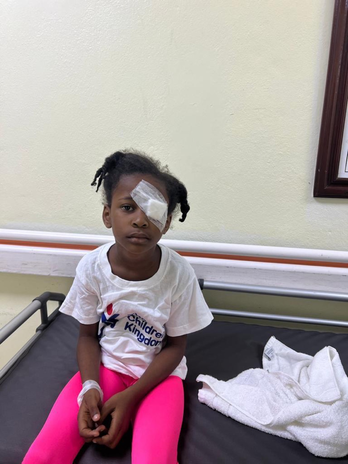 A young girl receiving care through Healing Horizons